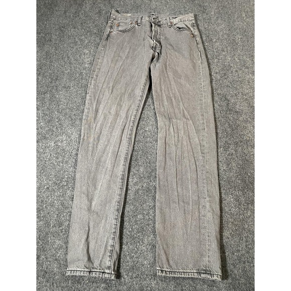 Levi's Other - Levis 501 93 Jeans Mens 30x32 Gray Levi's Premium Button Fly Denim Straight Leg